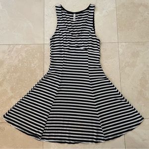 Striped mini dress
